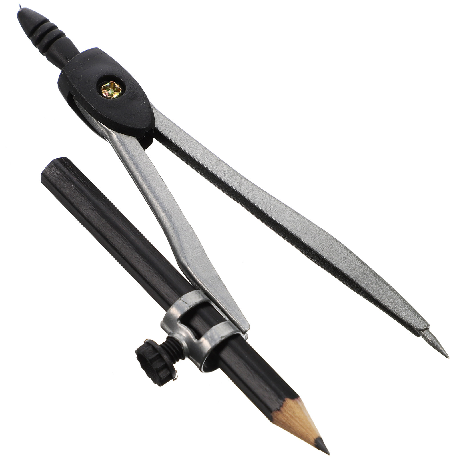 Math Geometry Set With Compass - Set Professionale di Compassi in Metallo,