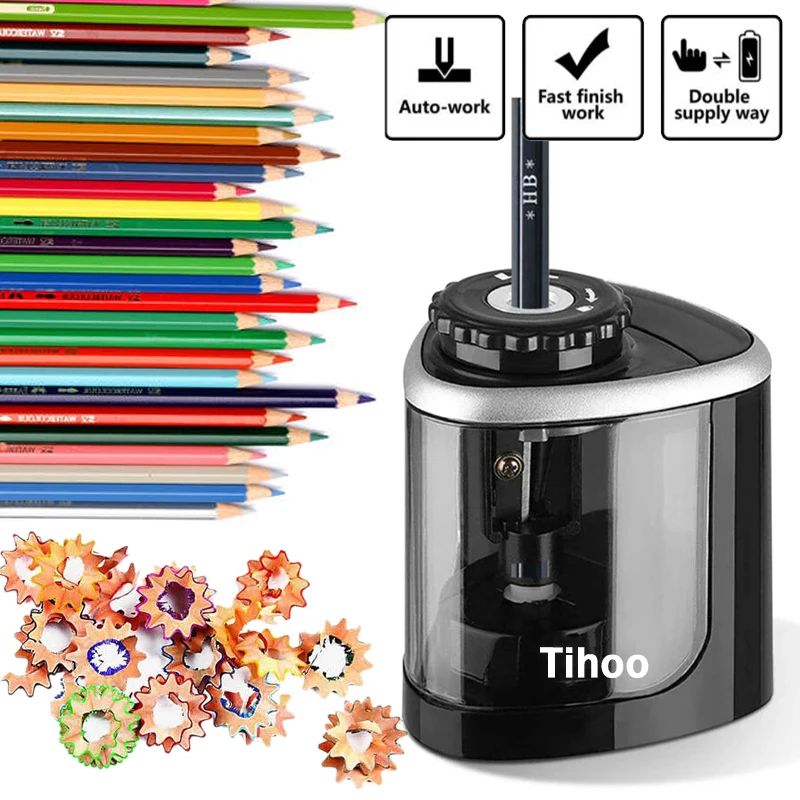 Electric Pencil Sharpener Usb - Temperamatite elettrico automatico a batteria con