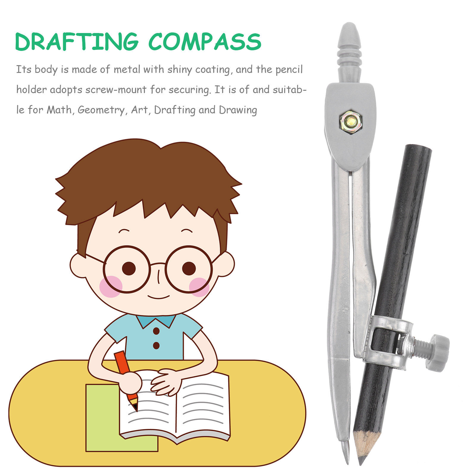 Set Professionale di Compassi  - Math Geometry Set With Compass recensione e prezzo